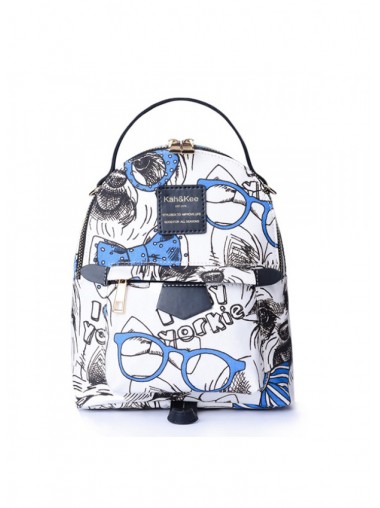 KnK Sweety Mini Backpack- Graphic Blue